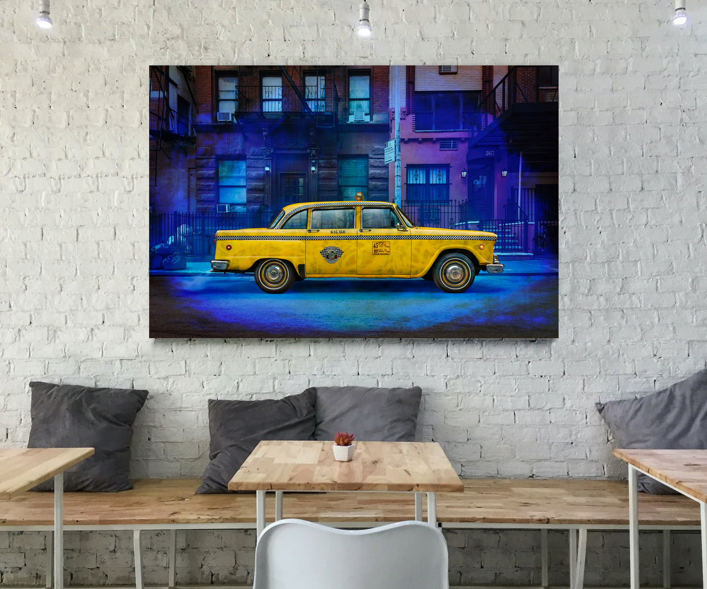 CHECKER CAB, Hell's Kitchen NYC
