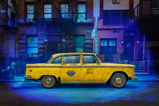 CHECKER CAB, Hell's Kitchen NYC