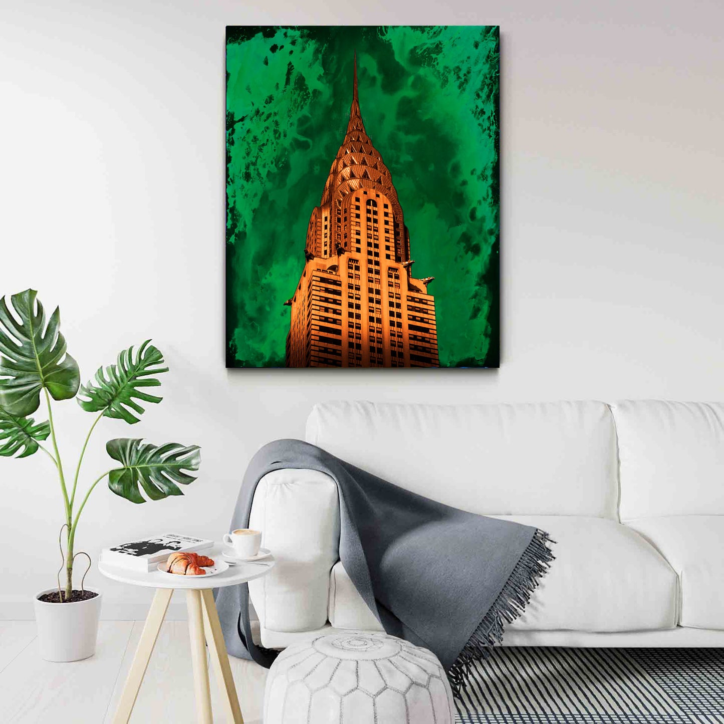 CHRYSLER BUILDING IN ORANGE