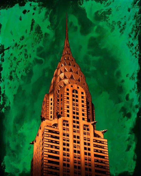 CHRYSLER BUILDING IN ORANGE