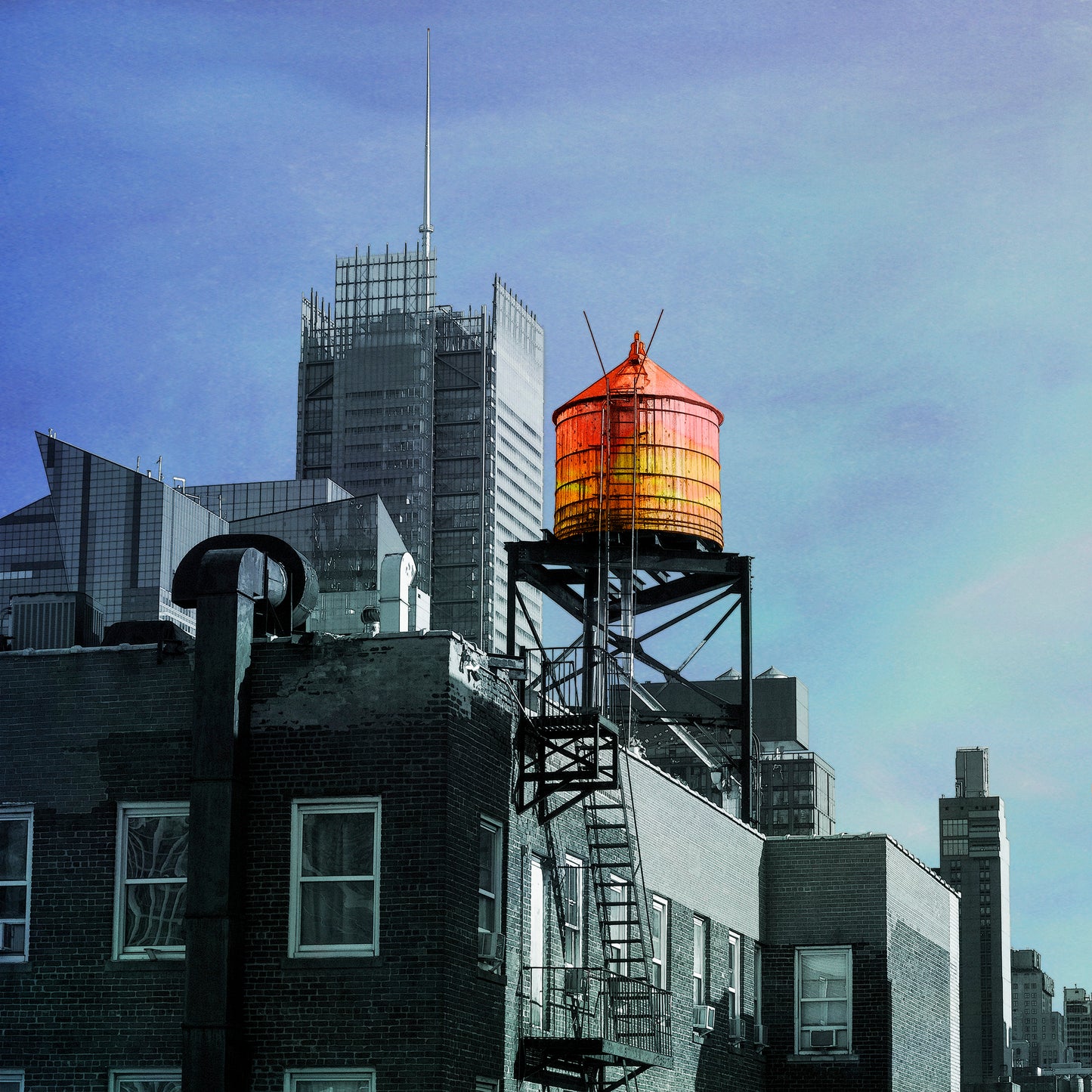 New York Times & Orange Water Tower