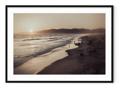 SANTA MONICA BEACH SUNSET