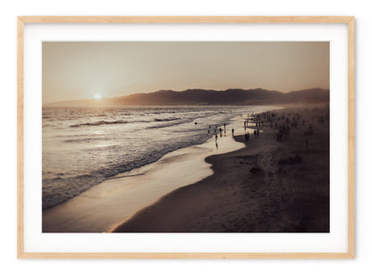 SANTA MONICA BEACH SUNSET