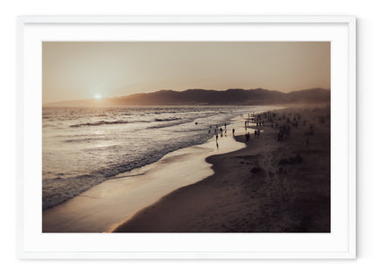 SANTA MONICA BEACH SUNSET