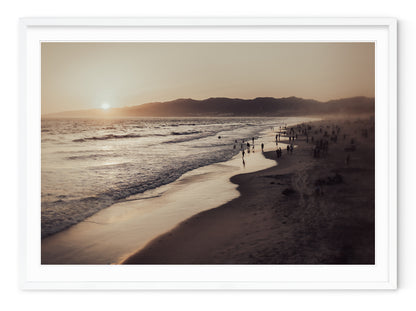 SANTA MONICA BEACH SUNSET