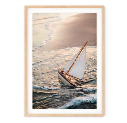 VINTAGE TOY SAILBOAT