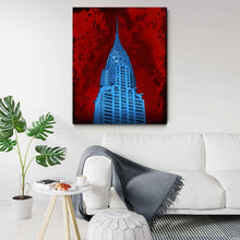 Load image into Gallery viewer, CHRYSLER BUILDING IN BLUE
