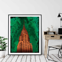 Load image into Gallery viewer, CHRYSLER BUILDING IN ORANGE
