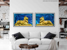 Load image into Gallery viewer, NEW YORK LIBRARY LION, Patience in Yellow
