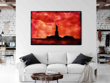 Load image into Gallery viewer, STATUE OF LIBERTY SILHOUETTE
