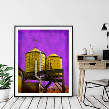 Load image into Gallery viewer, NEW YORK CITY WATER TOWERS IN YELLOW
