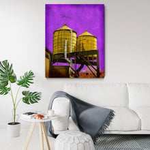 Load image into Gallery viewer, NEW YORK CITY WATER TOWERS IN YELLOW
